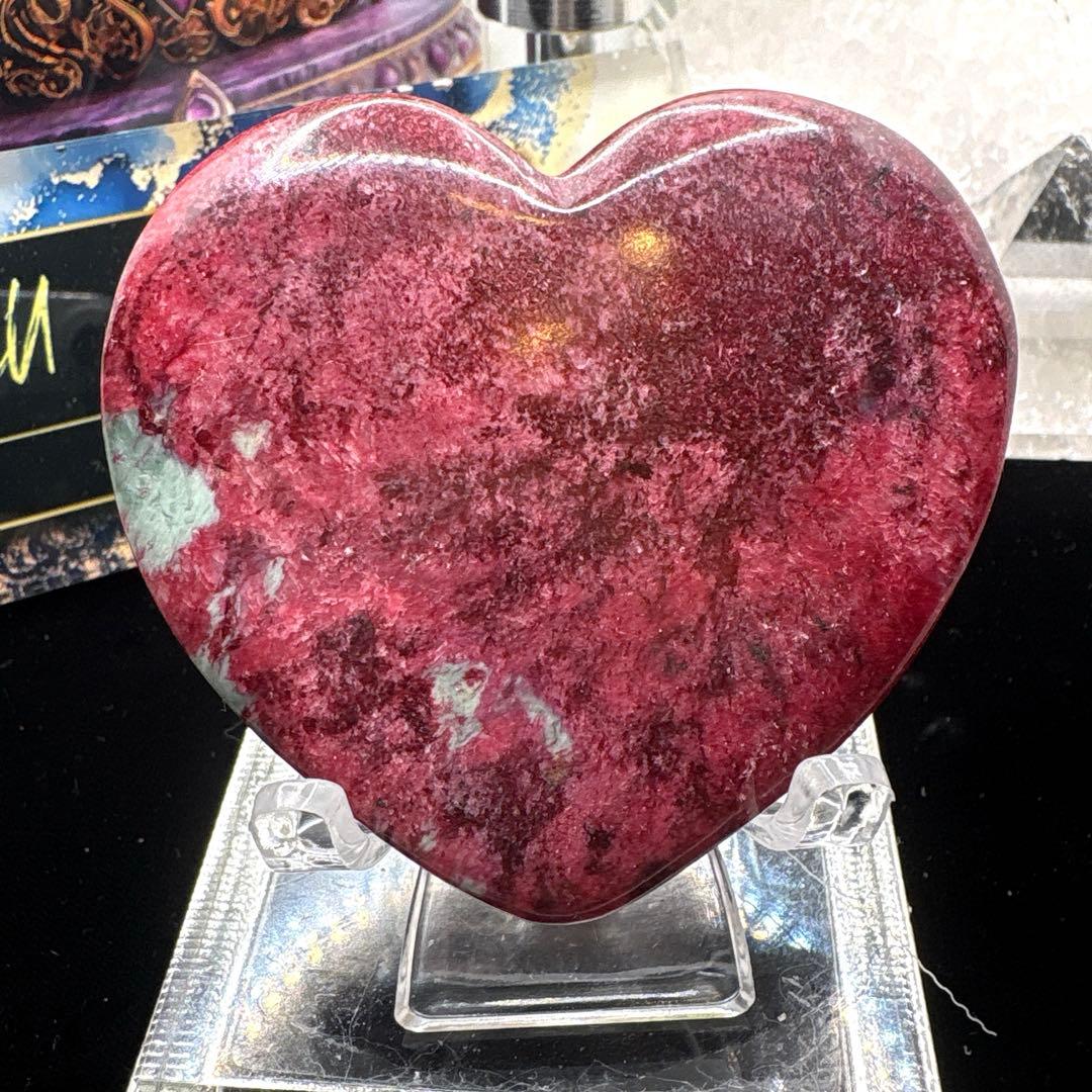 ririn☆様 桃花石ハート♡大きめサイズ♡ No.1605