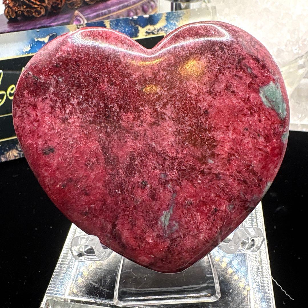 ririn☆様 桃花石ハート♡大きめサイズ♡ No.1605