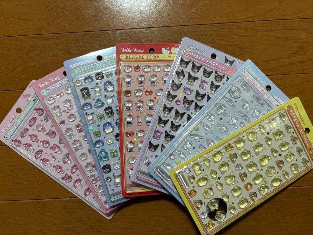 サンリオ ボンボンドロップシール ミニ　7種セット