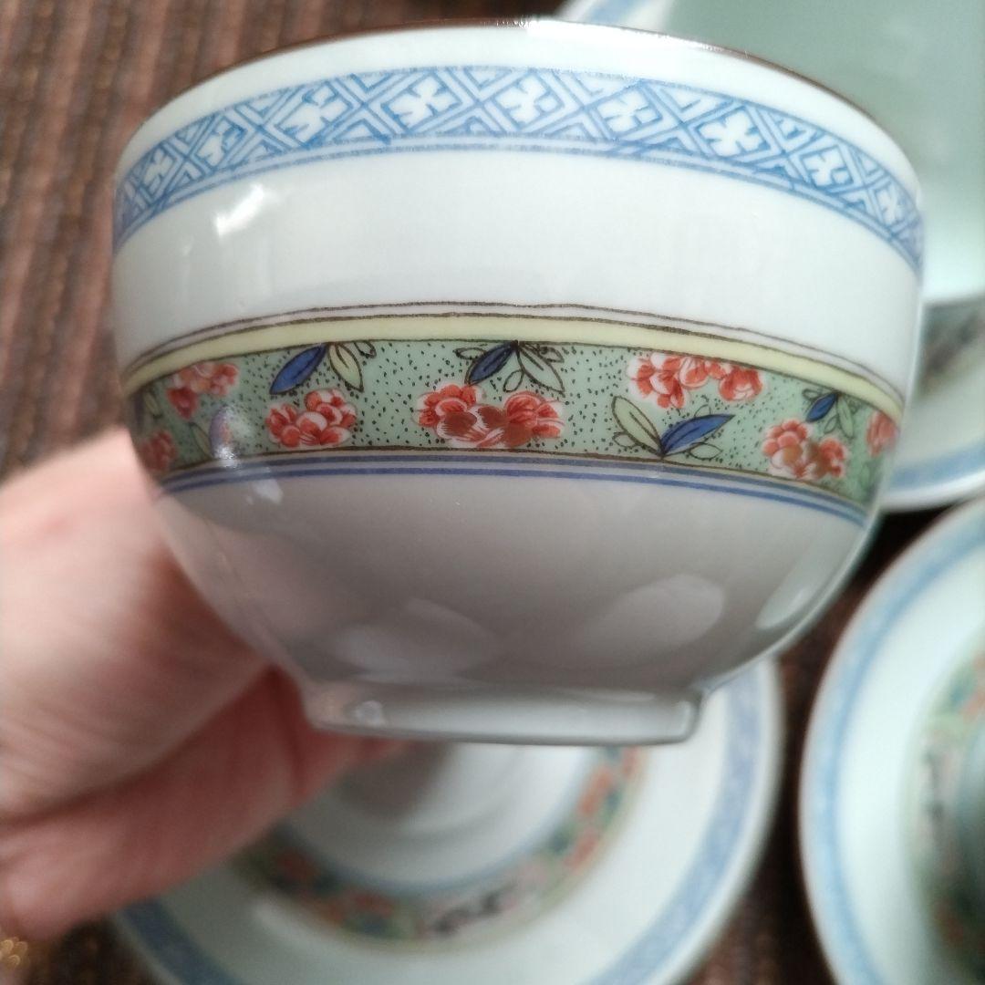 【美品】リモージュ　レイノー　ピュイフォルカ　Kan Sou　C＆S　５客