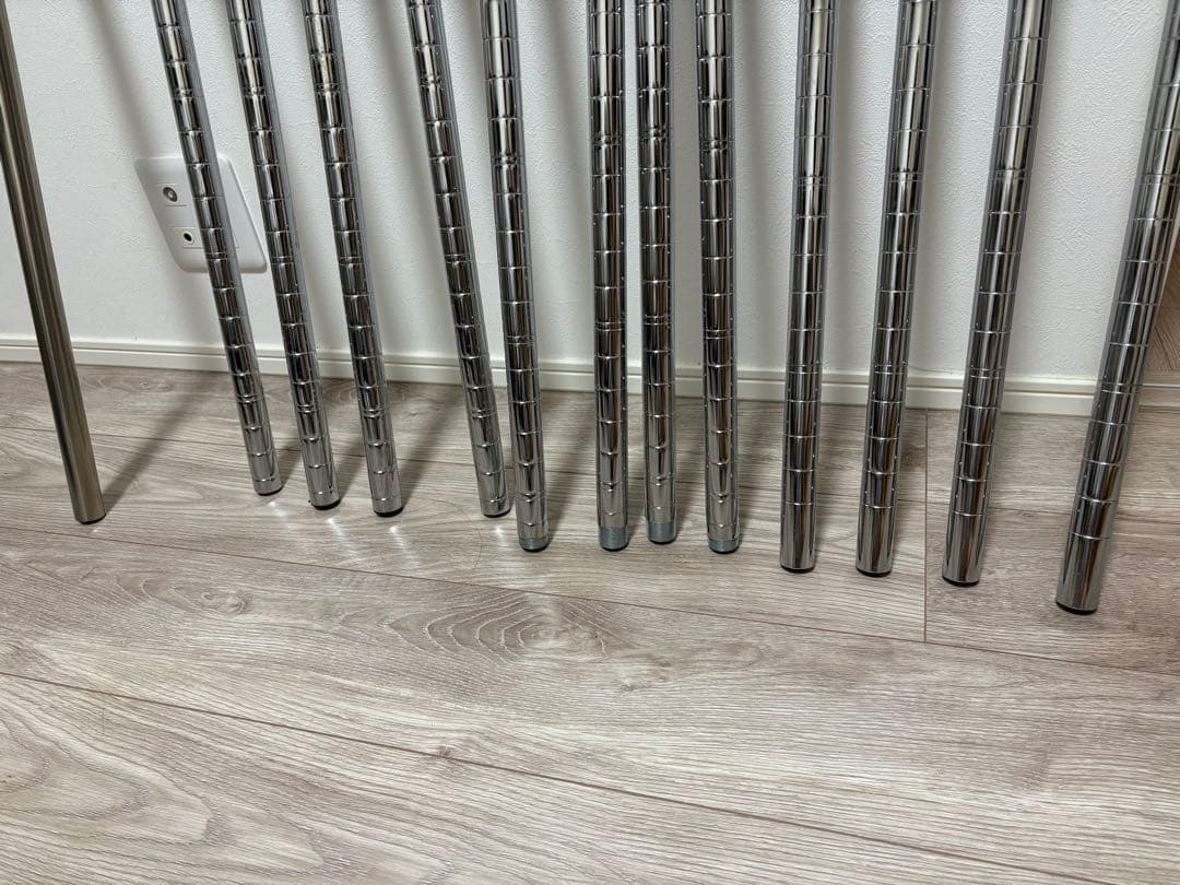 直取限定 スチールラック 幅90cm x 奥行45cm x 最大高さ210cm