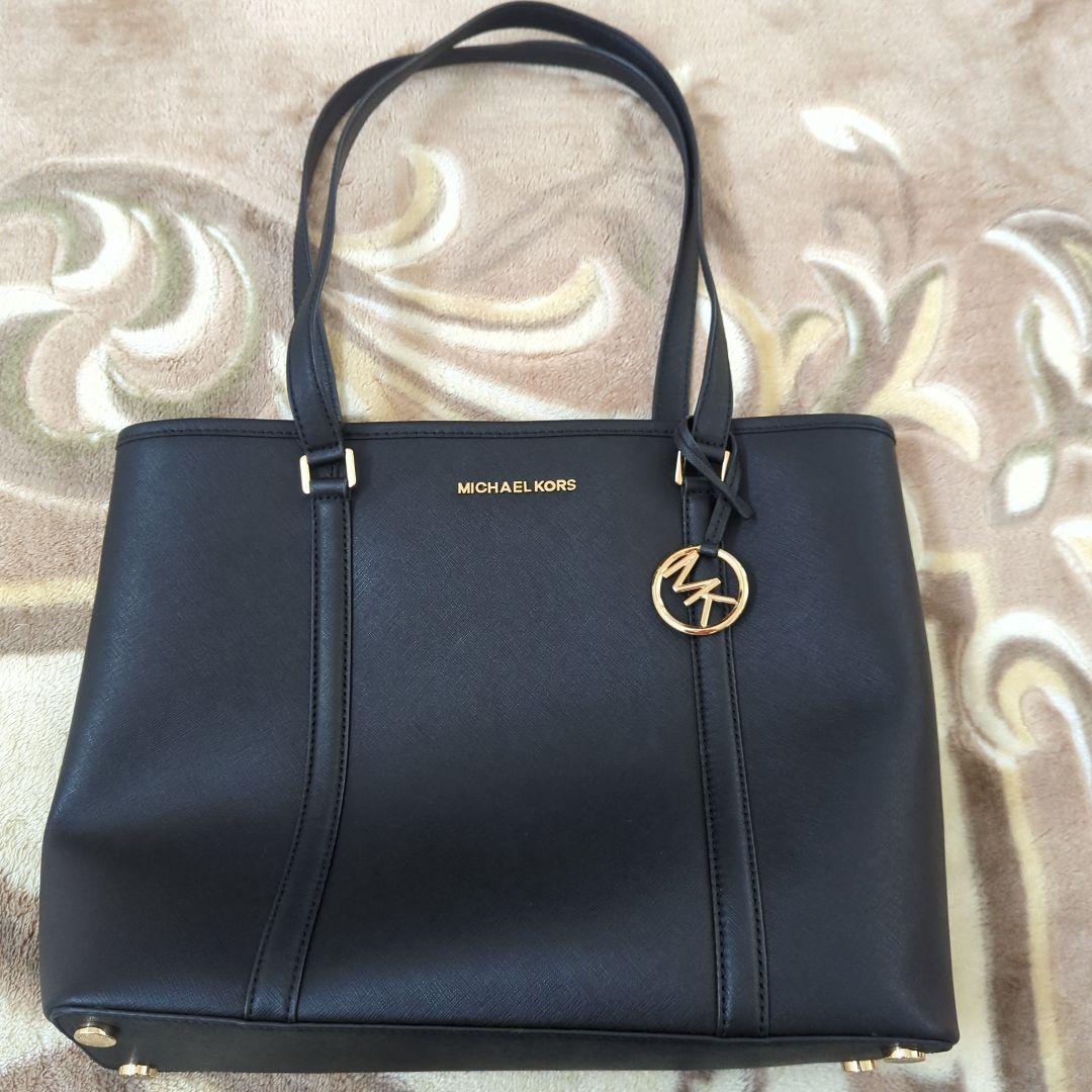 マイケルコース　トートバッグ　バッグ　黒