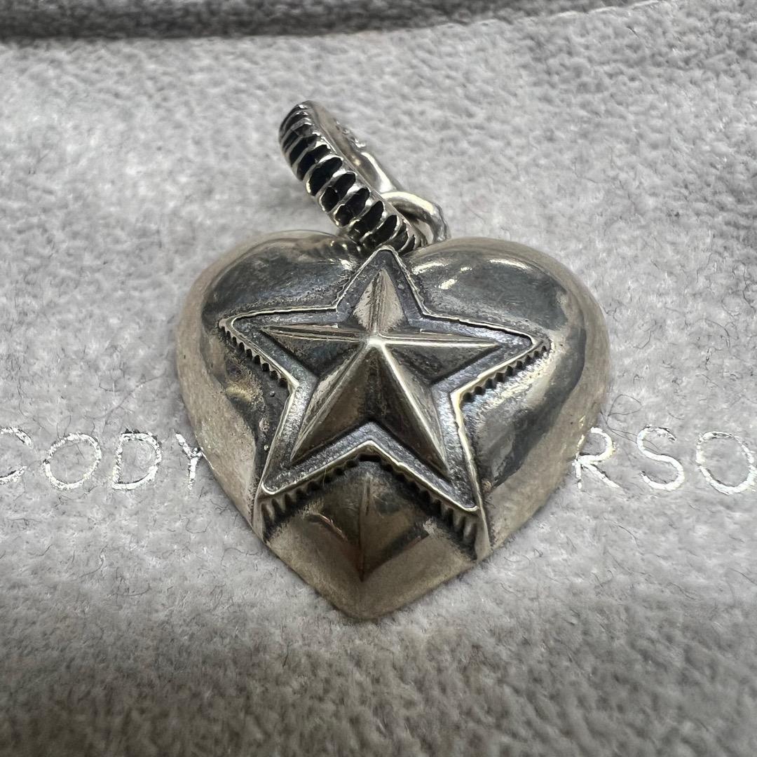 コディサンダーソン Heart & Sheriff Star ペンダントトップ
