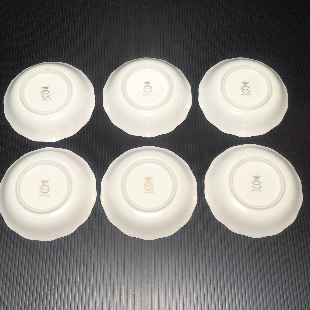 ナルミ シーボルト 絵付け皿 植物画 金彩