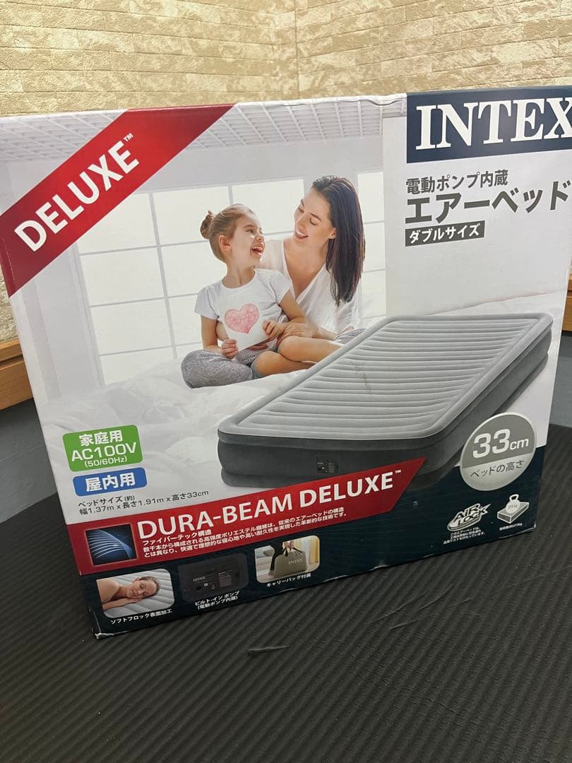 新品未使用INTEX　電動エアーベッド ダブル