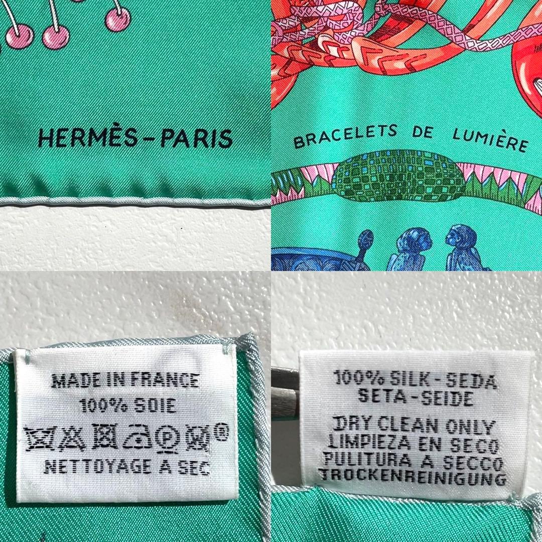 未使用品✨ HERMES カレ90 bracelet 光のブレスレット 緑