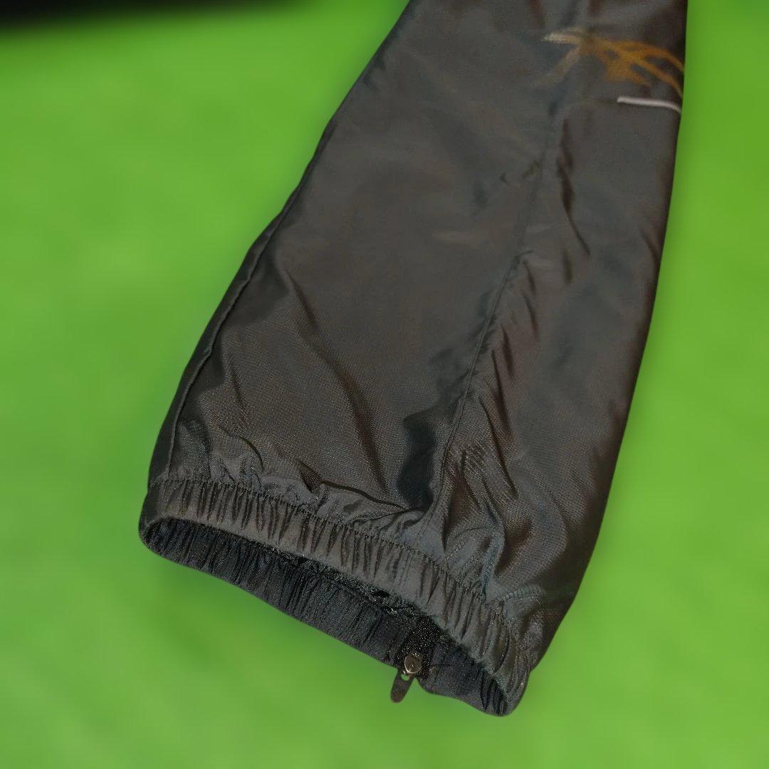 ハ*カ様 アシックス ブラック ウインドブレーカー上下 Oサイズ