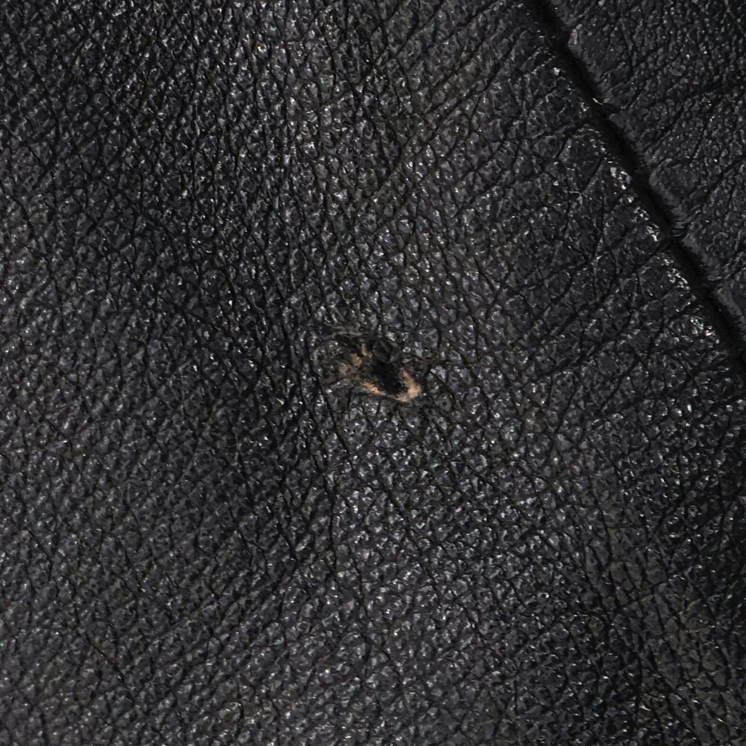 H5092◾️カウレザー　トレンチコート　Y2K