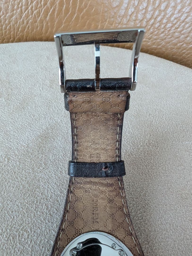 GUCCI バンデュー ブラウンレザー 時計