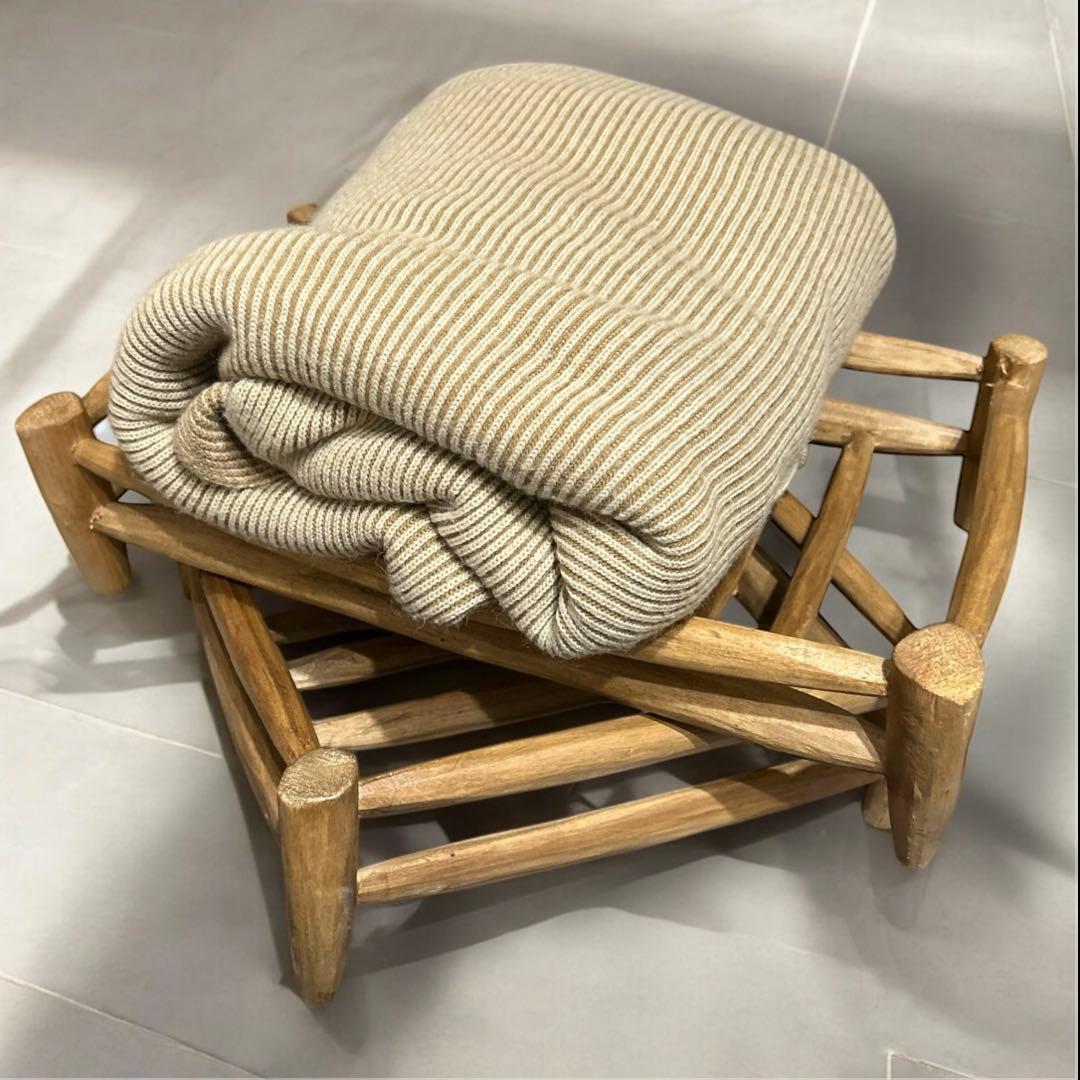 【一点もの】パリ　蚤の市　カゴ　ウッド　インテリア　大小セット売り　天然素材