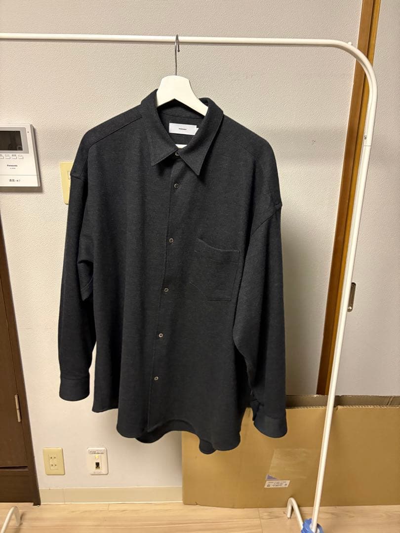 トップス Wool Smooth Flannel OS Regular Collar SH