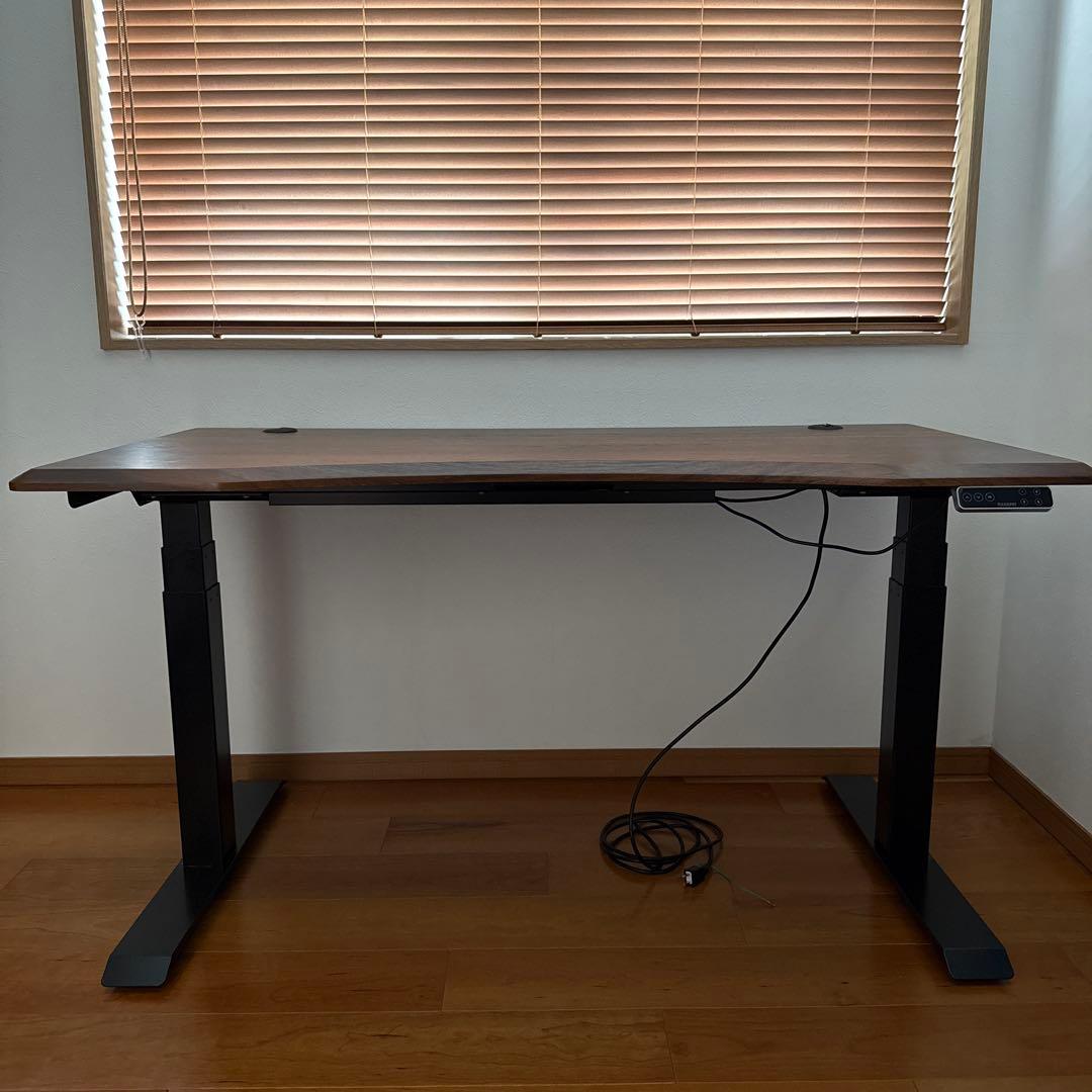 Flexispot 電動昇降デスク E7 カーブ型天板付き（140×70cm）