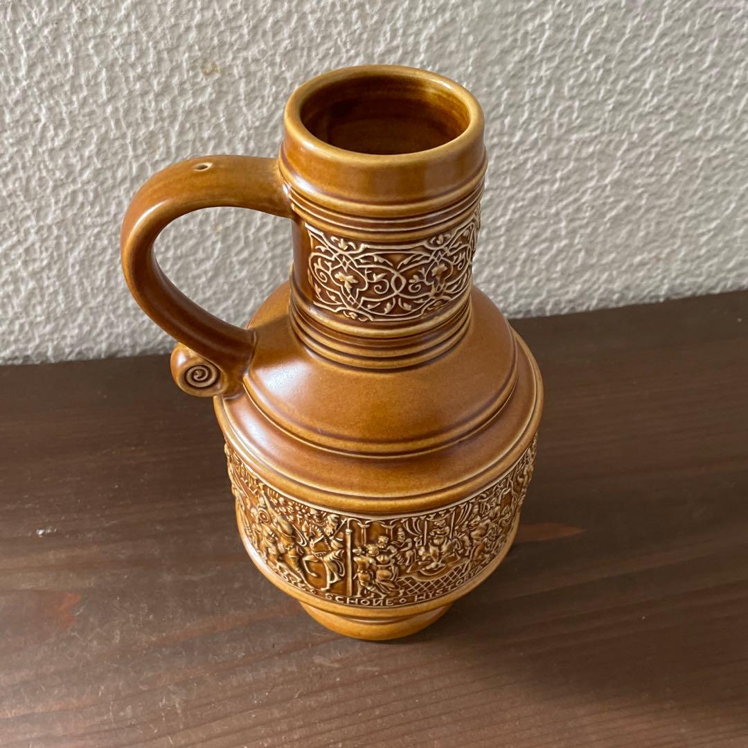 西独ヴィンテージ花器 ドイツ花瓶 24cm