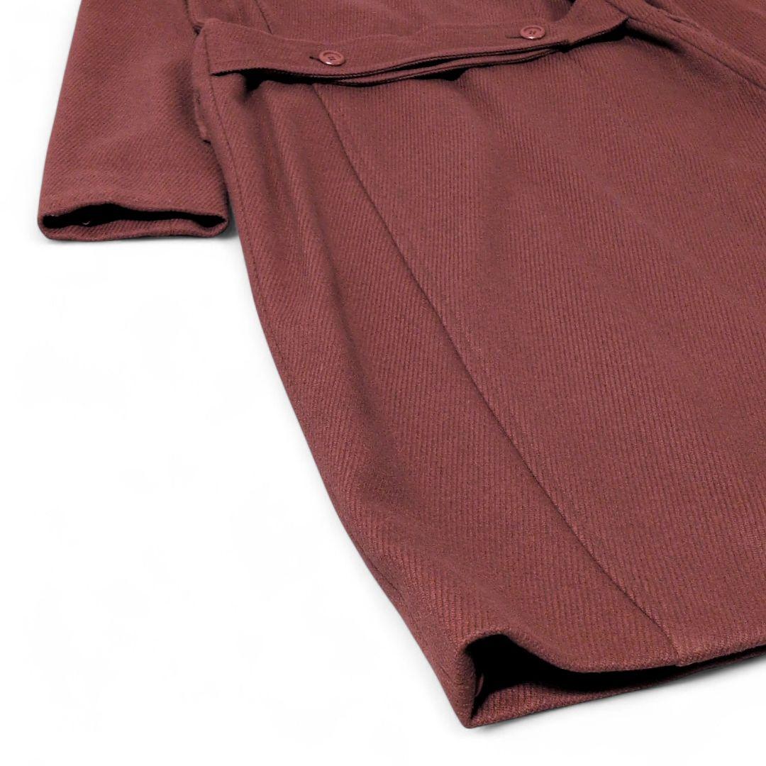 希少　クリスチャンディオール　シルク混　ウールロングコート　ヴィンテージ　レア