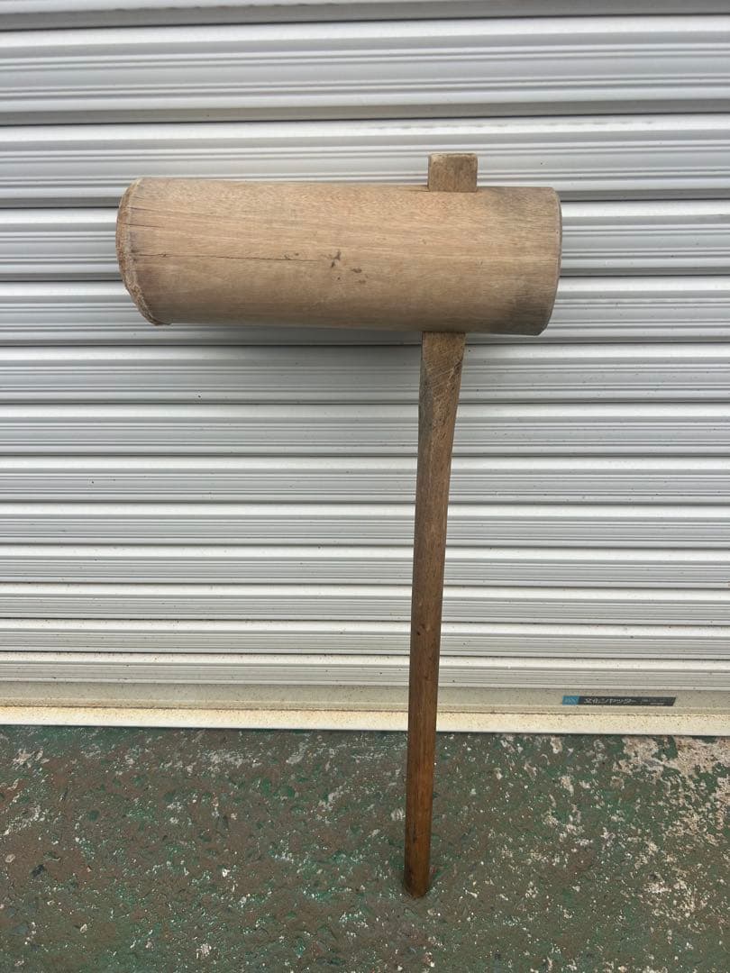 餅つき 石臼 御影石 鉢形 餅臼 二升用 本格派タイプの餅つき石臼　杵つき