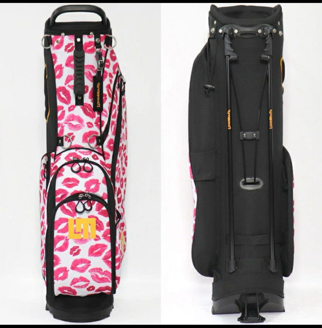 LOUDMOUTH キスマーク柄 軽量　新品 9インチキャディバッグ