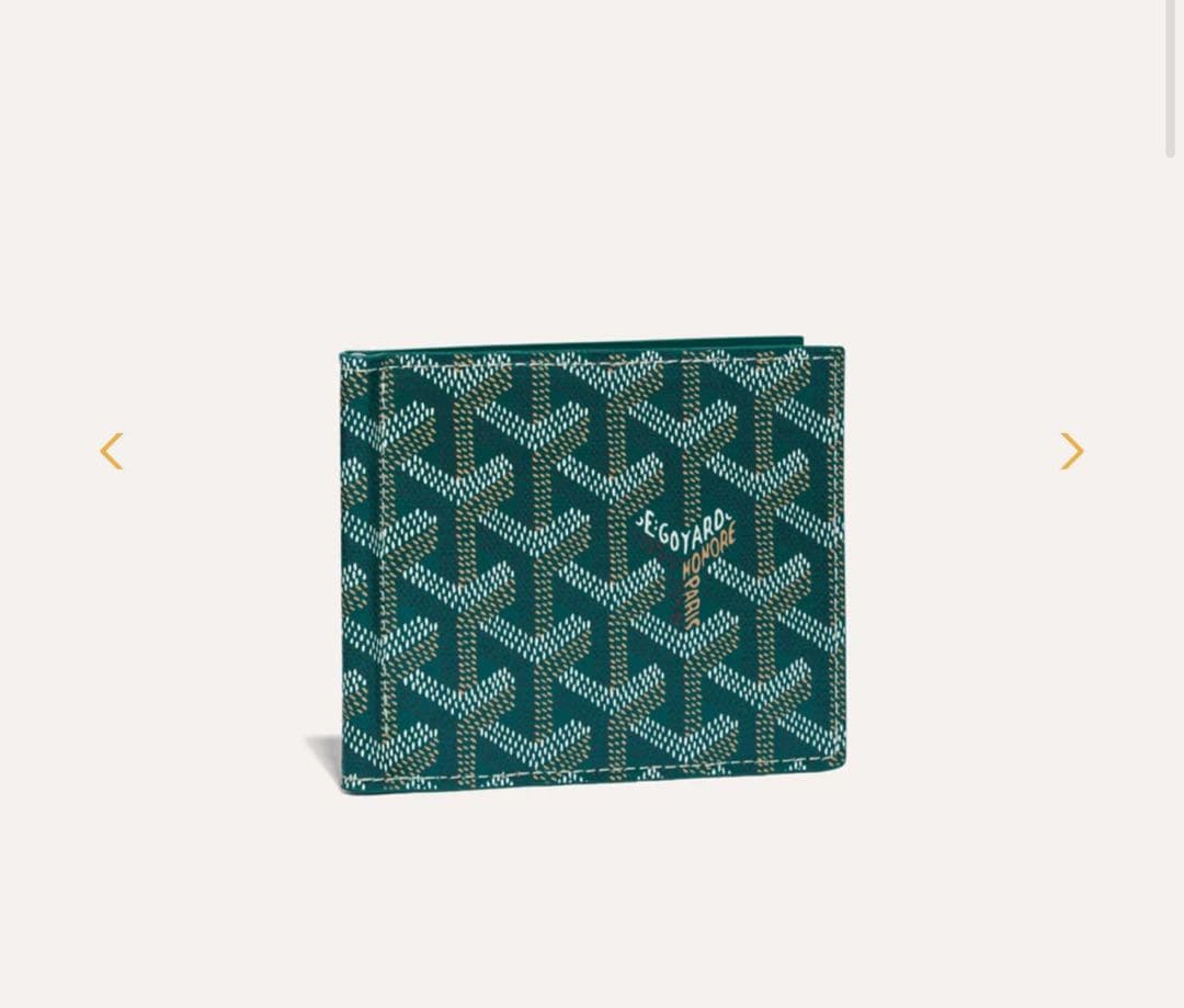GOYARD ゴヤール　マネークリップ　グリーン