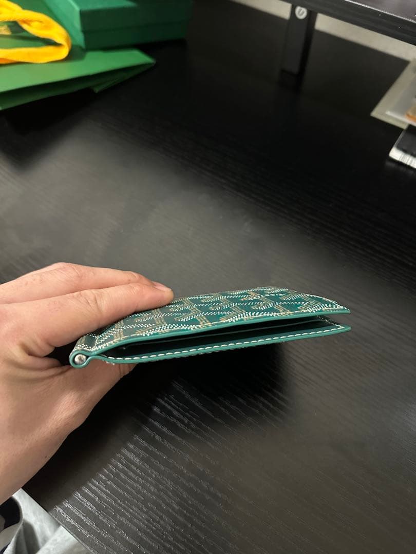 GOYARD ゴヤール　マネークリップ　グリーン