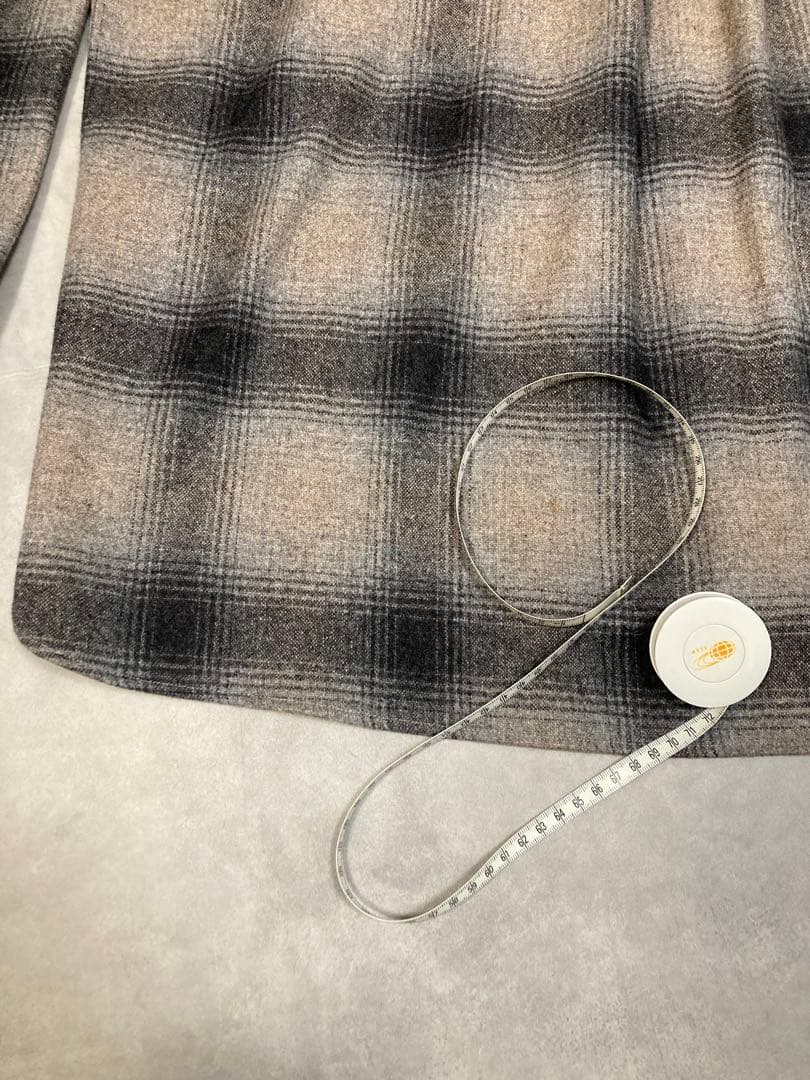 h*k様 POLYPLOID ウールシャツジャケット シャドーチェック 24AW