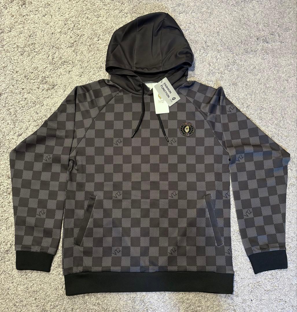 新品タグ付きV12 VTWELVE パーカー サイズ　L 黒