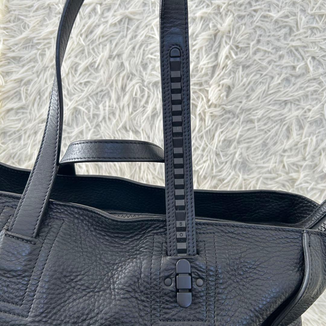 美品✨ トモエ トートバッグ ユナイテッドアローズ別注 シボ革 ハンドル調整可能