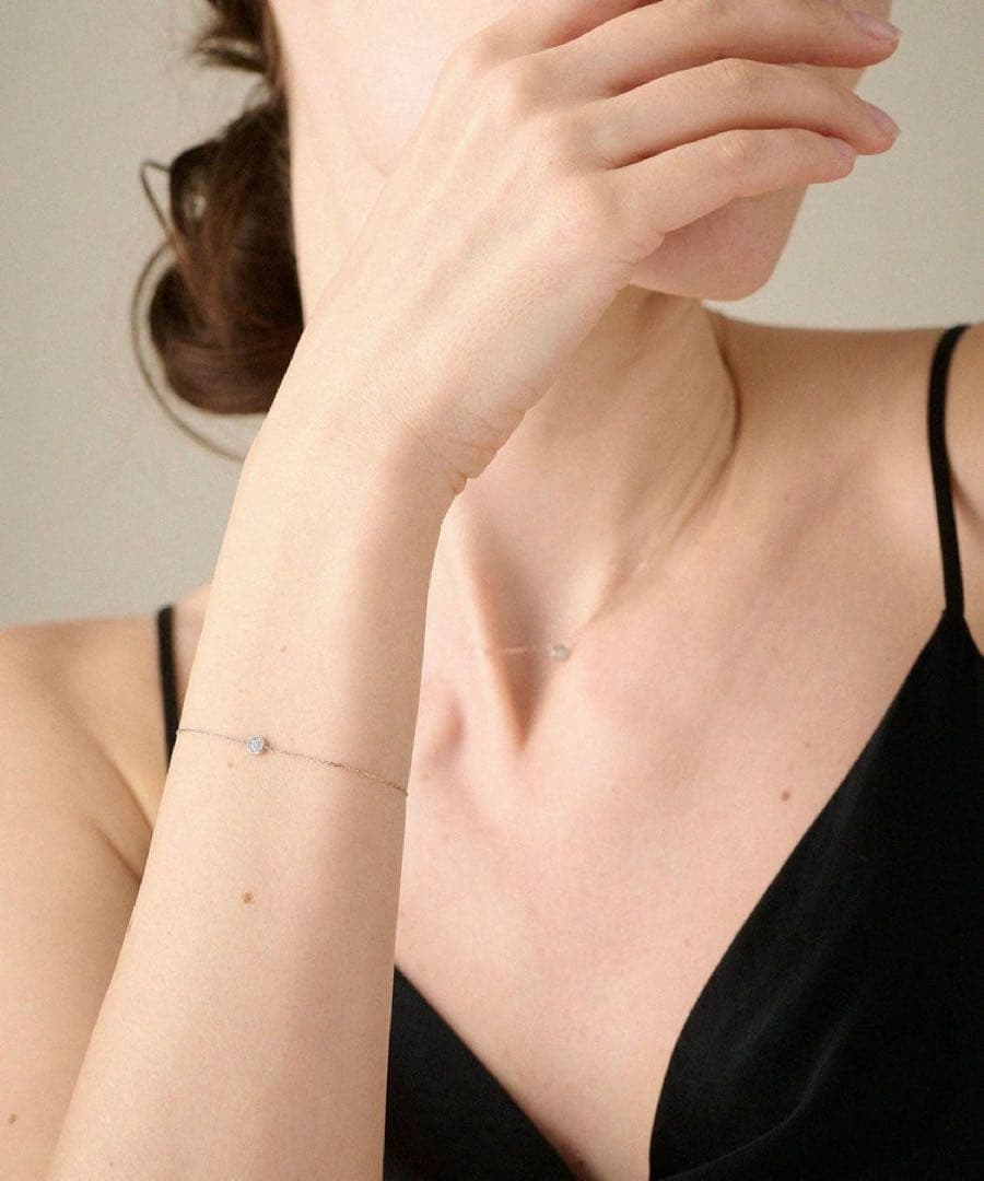 ete ブレスレット 10k ピンクゴールド ダイヤモンド