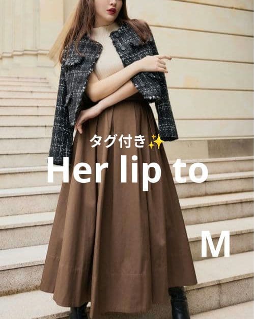 【タグ付き】herlipto Saint-Michel Volume Skirt