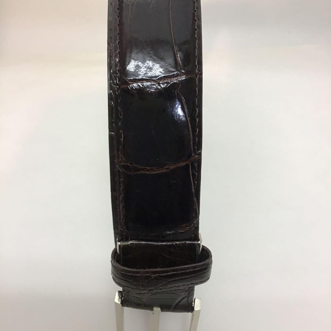 ❣️新品❣️純正クロコダイル　INDIAN SHIP クロコダイルベルト 日本製
