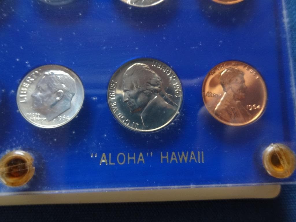 1962年～1964年 アメリカ ケネディハーフダラー他 プルーフセット ハワイ