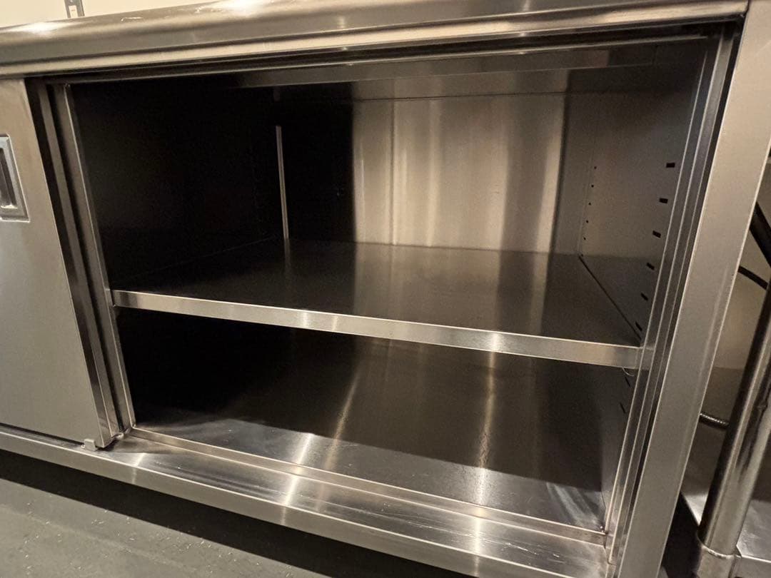 ステンレス　業務用　作業台　引戸　大型