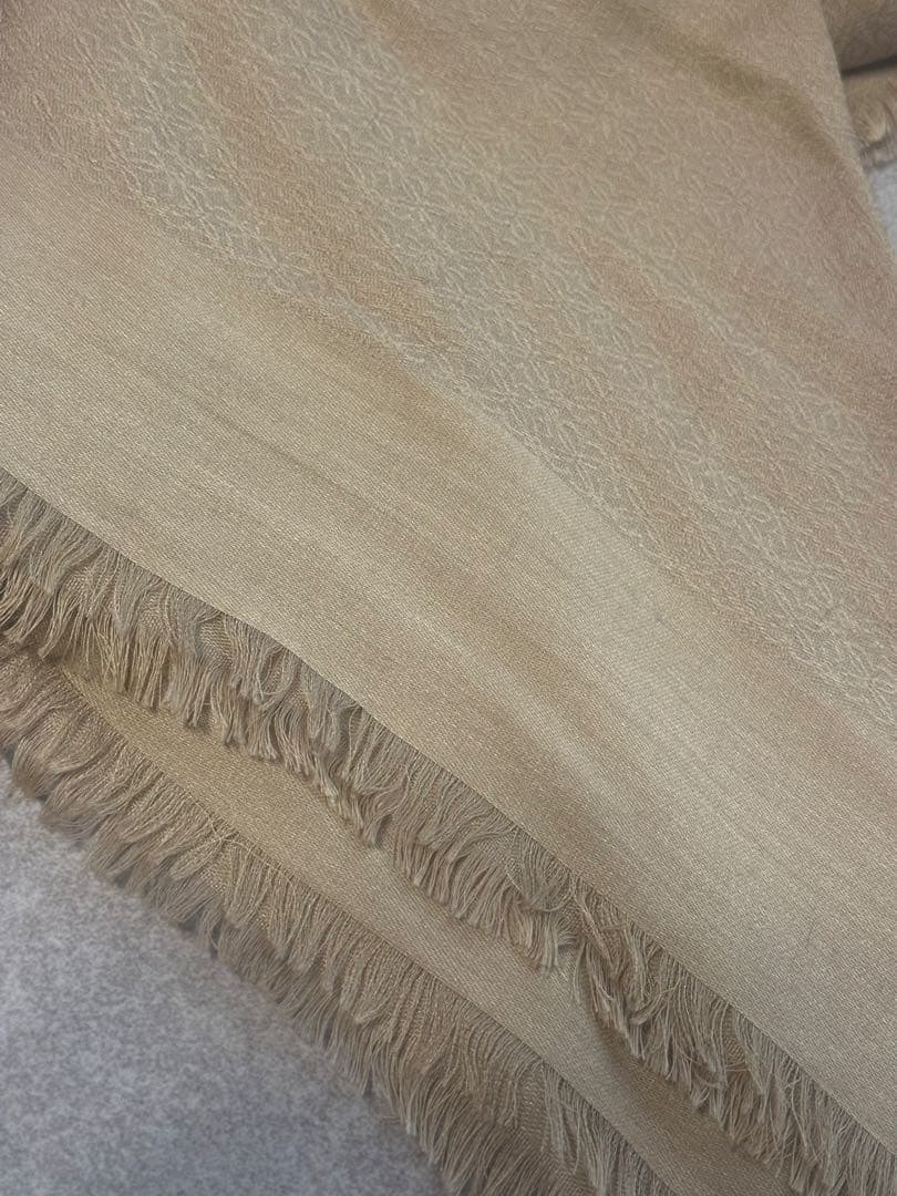 LOEWE ファー付きウールストール