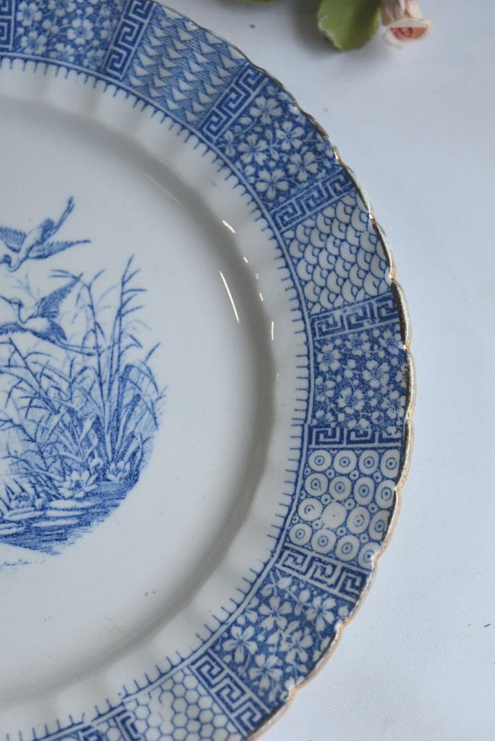 2枚組　美品　リュネビル　DENTELLE（レース）皿　フランスアンティーク