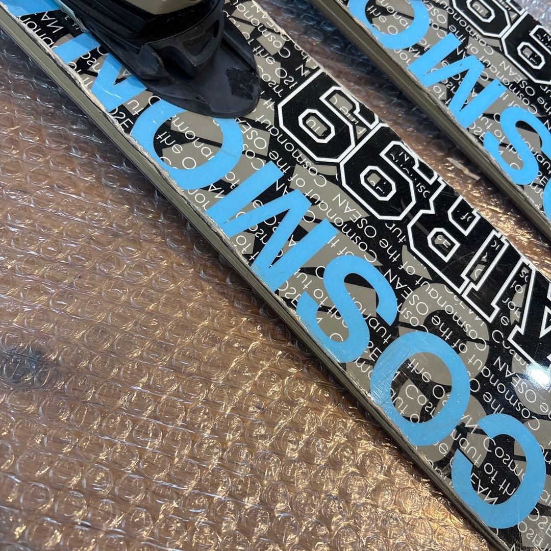 コスミックサーフ　サロモン　ショートスキー板　調整ビンディング付　工具不要