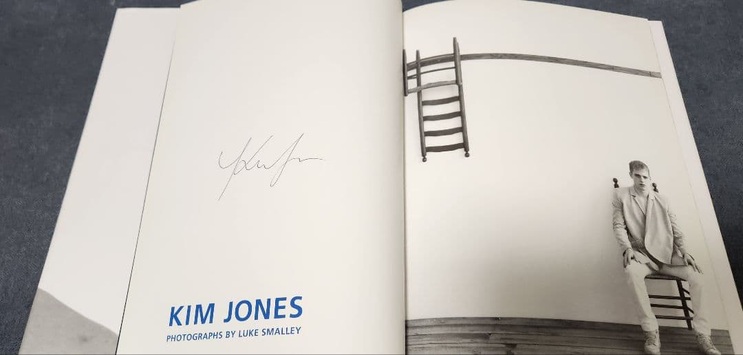 kim jones キム・ジョーンズ直筆サイン入り 限定版写真集