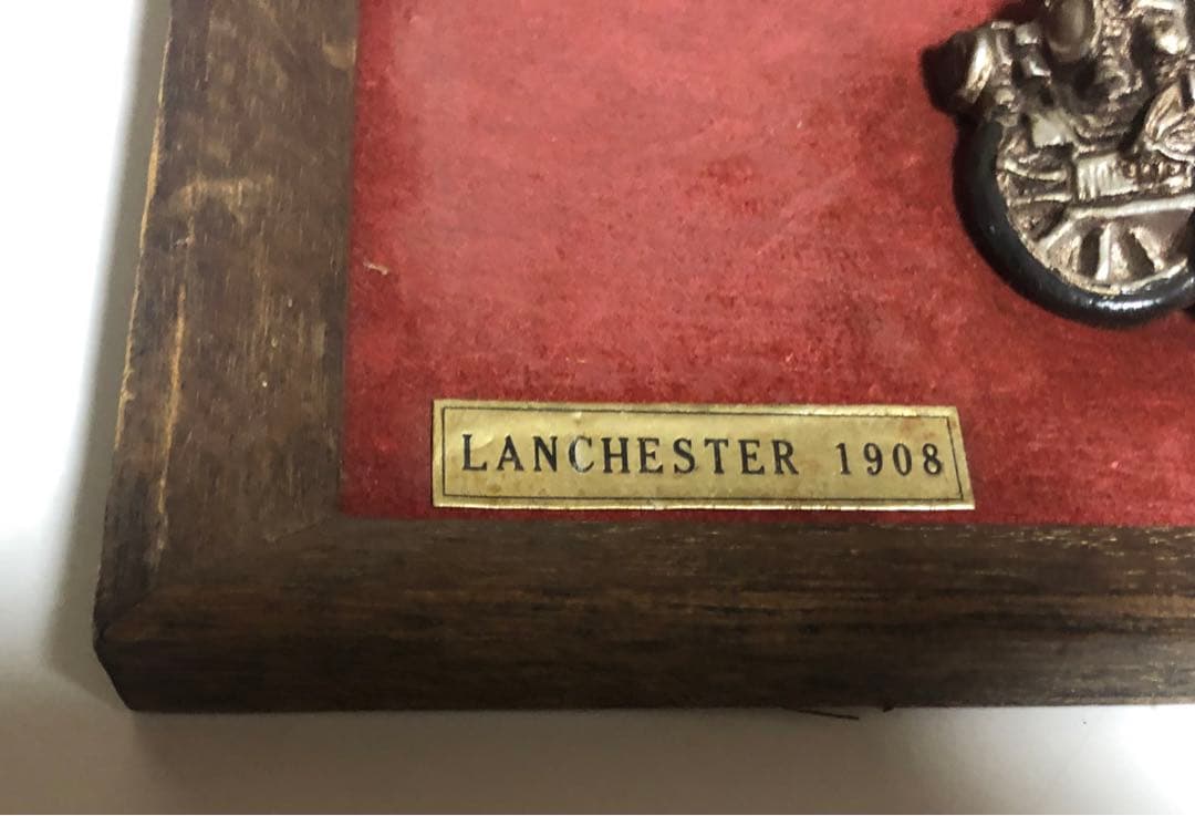 ⬛️ 超　超　超稀少！！⬛️ LANCHESTER 1908 ⬛️ 壁掛け　飾り絵