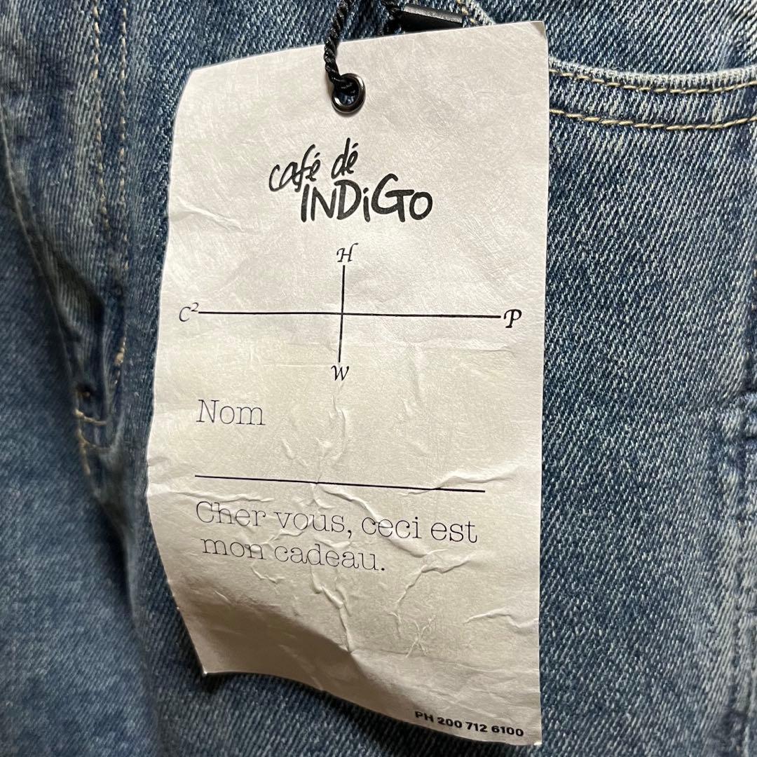 ♥️新品未使用♥️ MICALLEMICALLE インディゴカーゴワイドデニムパンツ