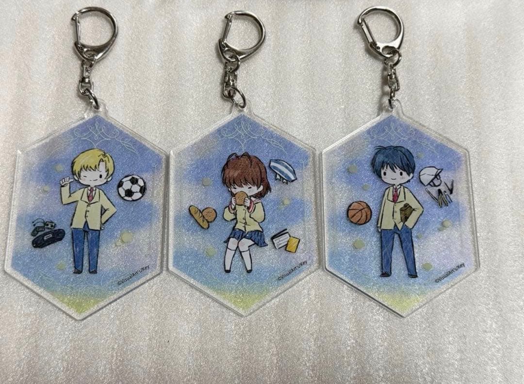 クラナド グラフアートデザイン アクリルキーホルダー 古河渚 岡崎朋也 春原陽平