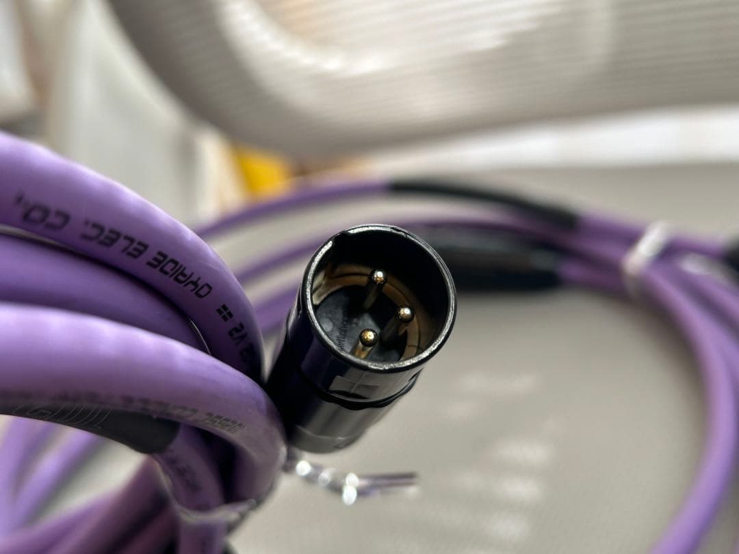 【美品】OYAIDE/高級XLRケーブル 3m 2本