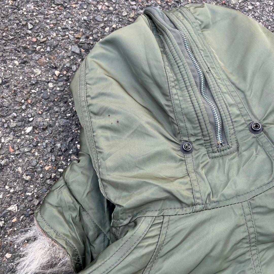 ALPHA 80s 90s n2b USA製　フライト　ファー　短丈　y2k