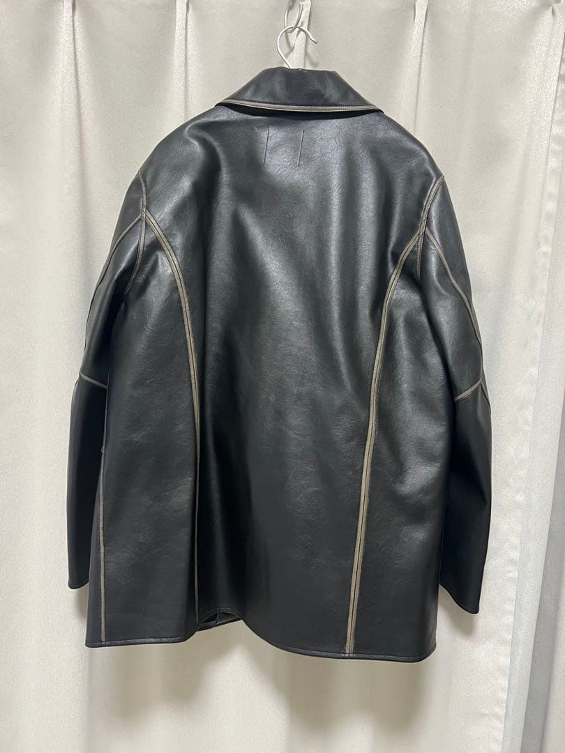 SEAROOMLYNN ブラックレザージャケット