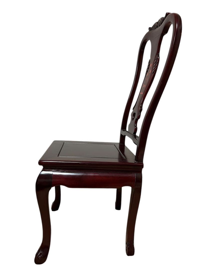 【希少】猫脚　花梨 ダイニングチェア 中国家具　椅子