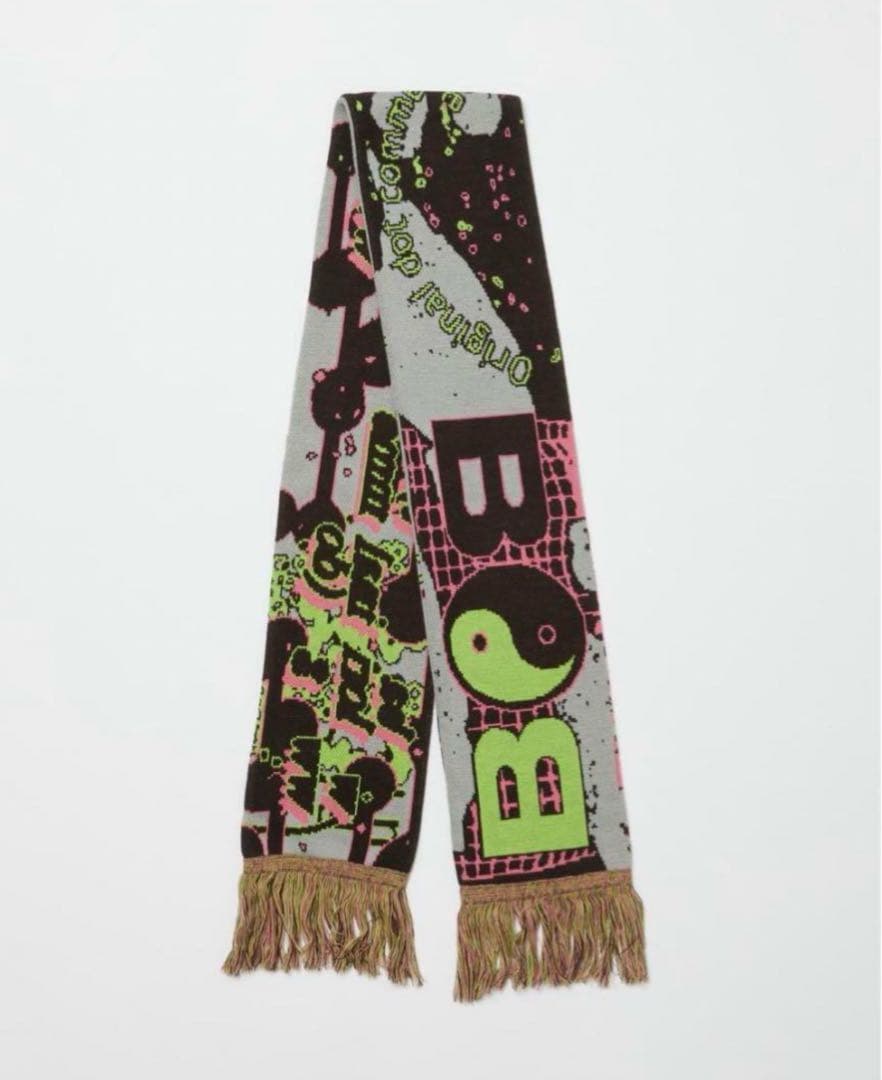 小物 baloriginal JACQUARD KNIT SOCCER SCARF
