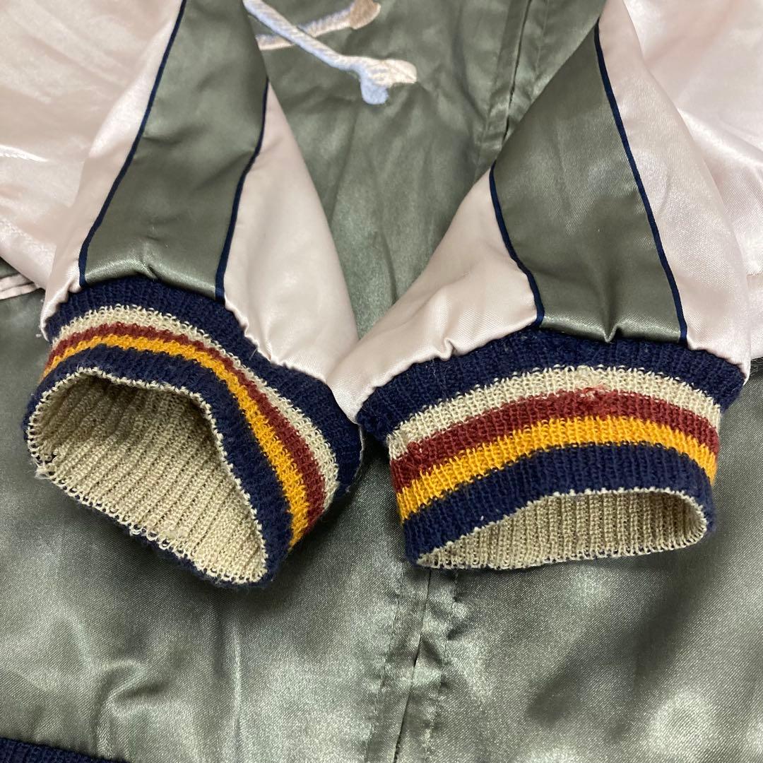 【aiko着用】 テーラー東洋 スカジャン リバーシブル スカル 金虎 M