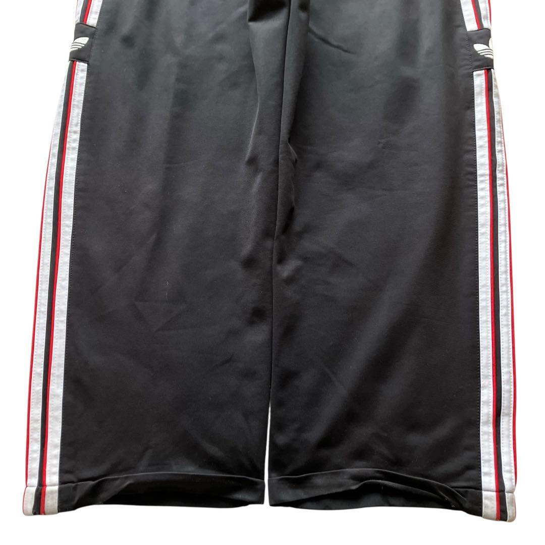 極太90s old adidas XLサイズ バギートラックパンツ Y2K刺繍