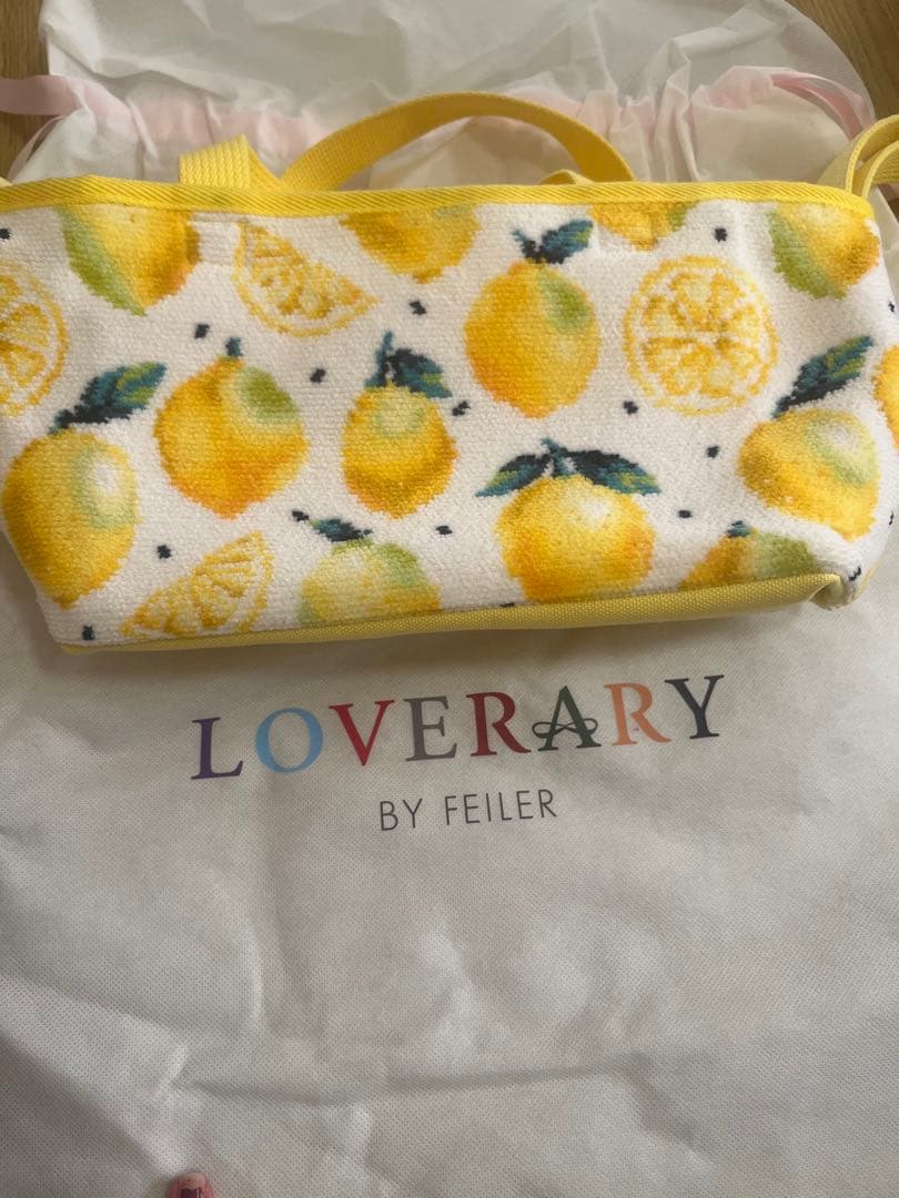 袋付き　LOVERARY BY FEILER レモン柄ベビーカーポーチ