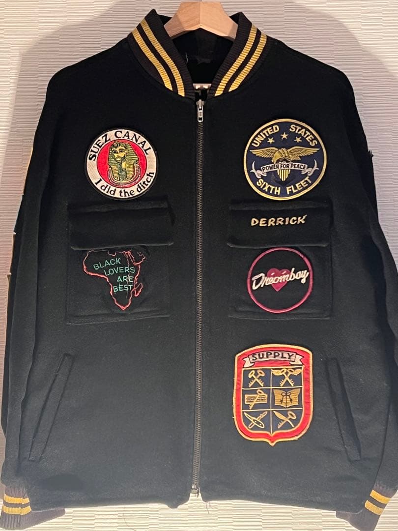 80s 90s ビンテージ スーベニア　ツアージャケット　スカジャン　Big