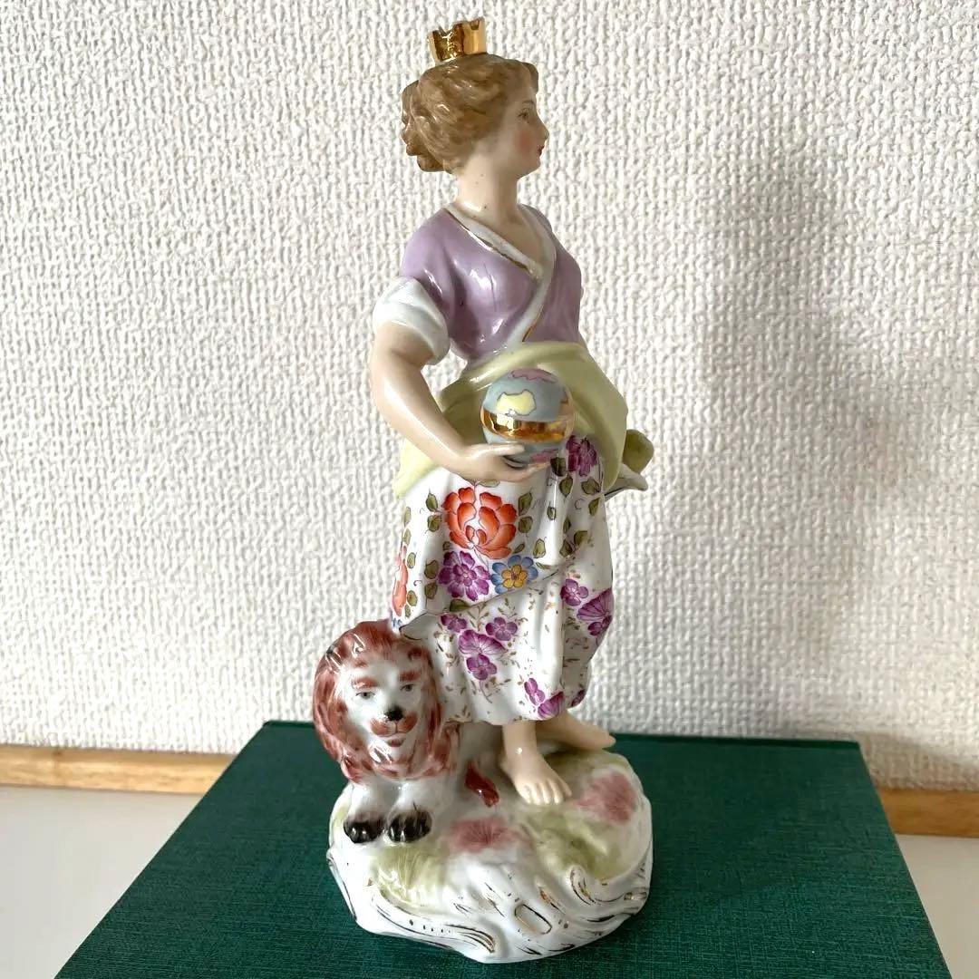 ・G.Richard・女王とライオン・２０cm・リチャード.ジノリ・希少・