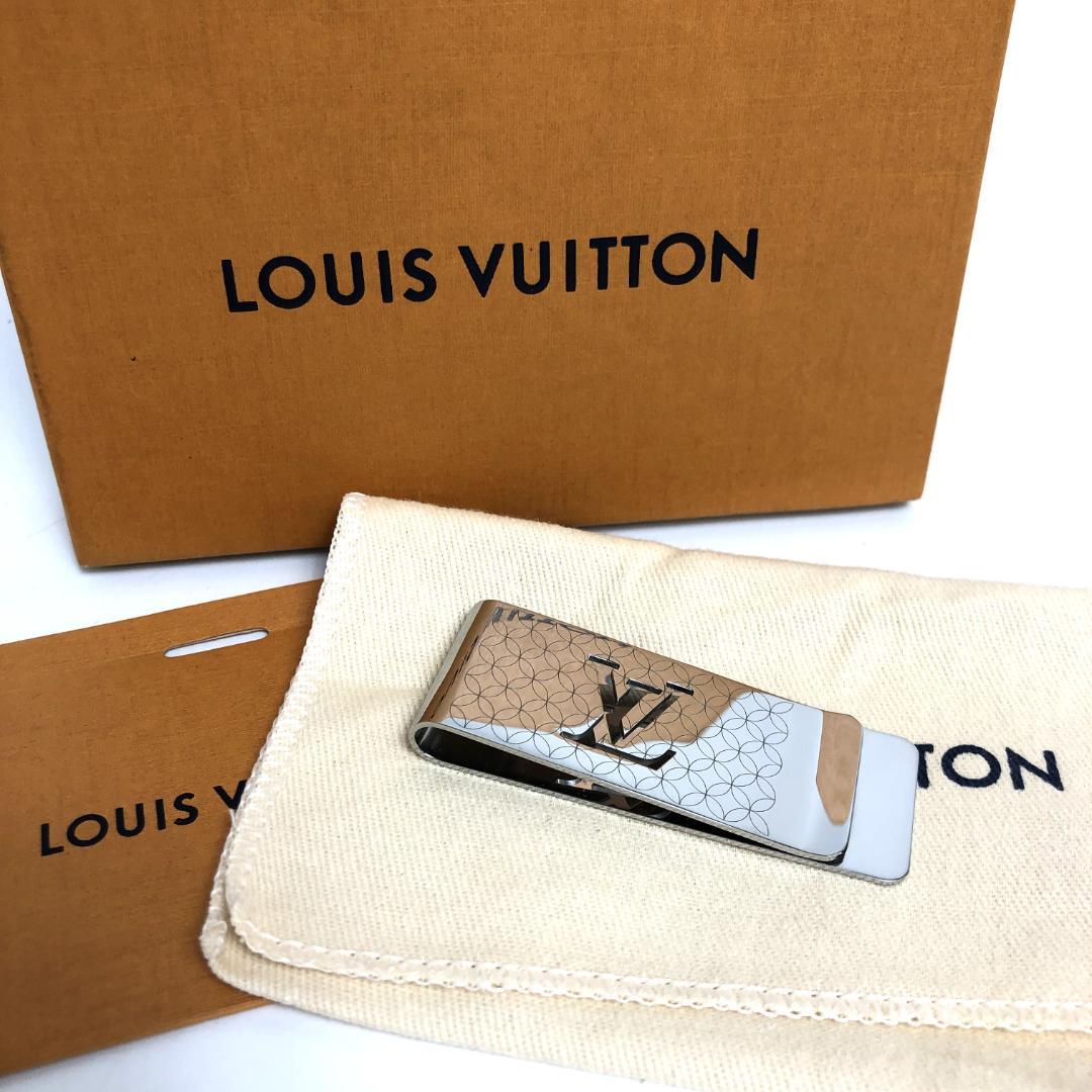 4F252/ルイヴィトン/ビルクリップ/シャンゼリゼ/LVロゴ/シルバー金具