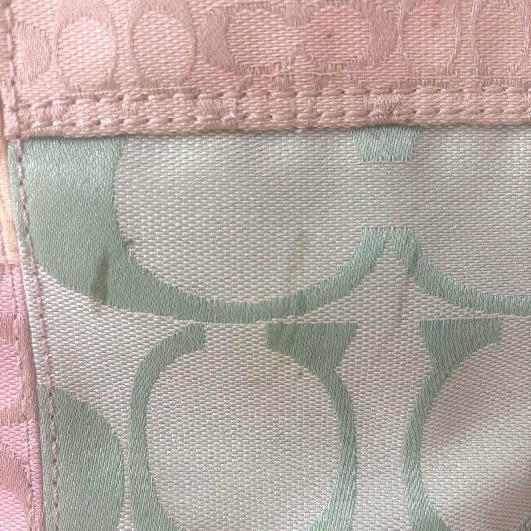 COACH コーチ　シグネチャー　トートバッグ　パッチワーク風　肩掛け