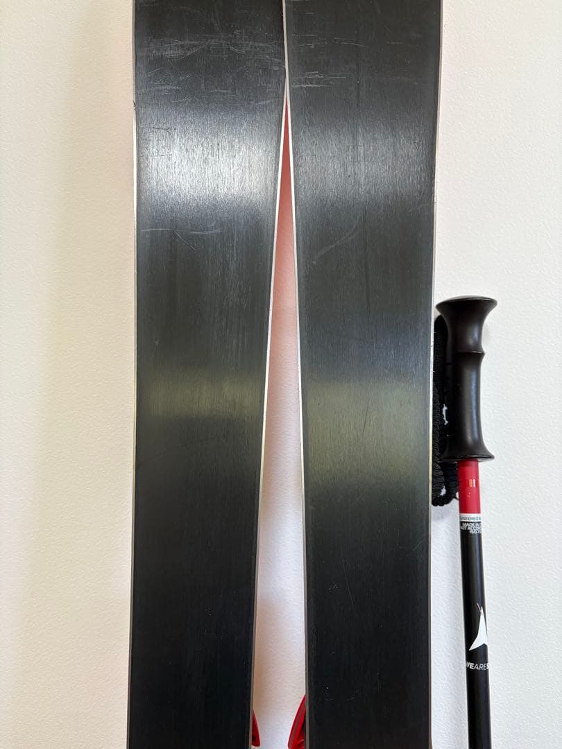 ATOMIC J2 スキー板 120cm ストック90cm付き